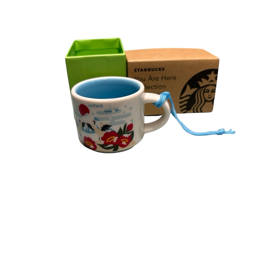 Starbucks Japan You Are Here Winter Mini Ornament Mug 2oz 59ml NIB Collector